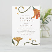 Monster Faecore Big floral Vrijgezellenfeest Kaart (Staand voorkant)