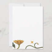 Monster Faecore Big floral Vrijgezellenfeest Kaart (Achterkant)