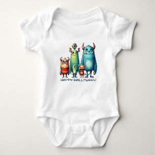 Monster Family - Gelukkig Halloween! Romper