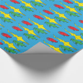 Monster Fish Wrapping Paper Cadeaupapier (Hoek)