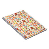 Monster Foodies Patroon Notitieboek (Rechterzijde)