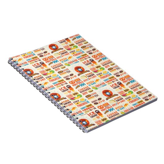 Monster Foodies Patroon Notitieboek (Rechterzijde)