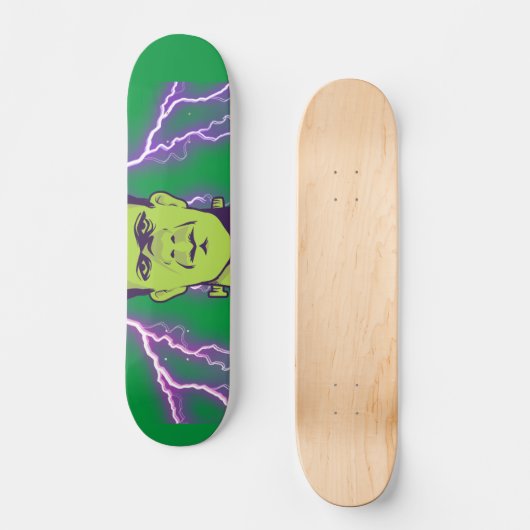 Monster Frankenstein Persoonlijk Skateboard (Voorkant)