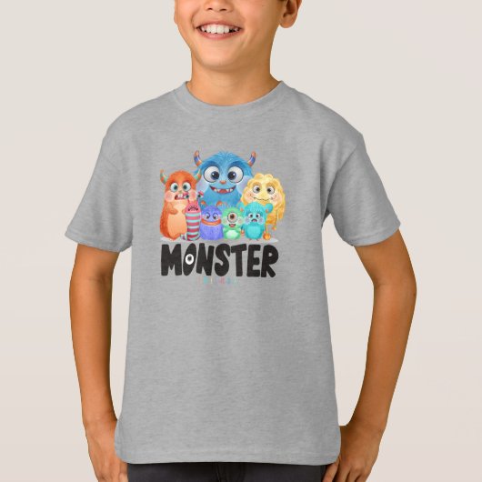 Monster Friends | KINDER T-shirt (Voorkant)
