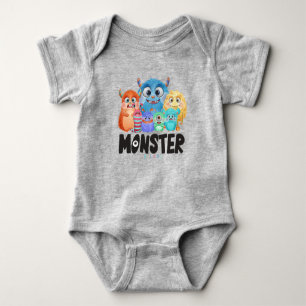 Monster Friends Romper