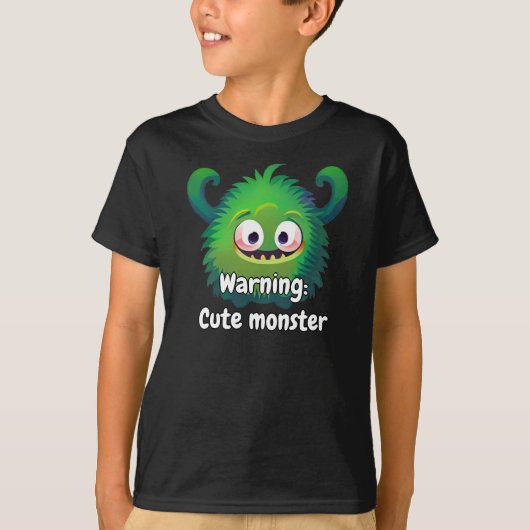 Monster Fun Cool Unique Best Stijlvol Kind T-shirt (Voorkant)