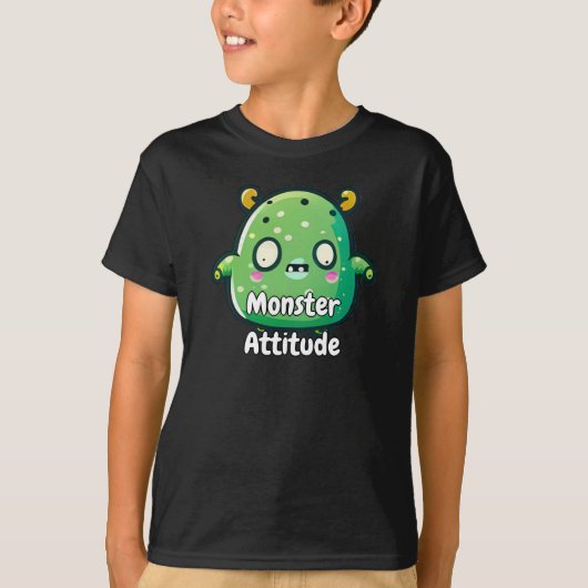 Monster Fun Cool Unique Best Stijlvol Kind T-shirt (Voorkant)