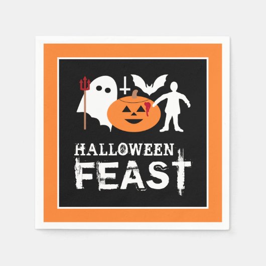 Monster Gang, Halloween Party Servet (Voorkant)