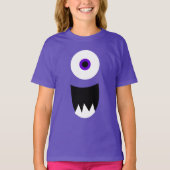 Monster Gezicht Een Oog T-shirt (Voorkant)
