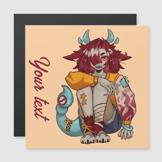 Monster girl (Voorkant / Achterkant)