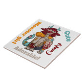 Monster Girl  Tegeltje (Zijkant)