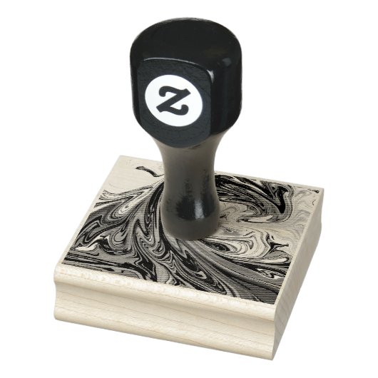 Monster golven | Beste abstracte schilderkunst Rubberstempel (Stempel)