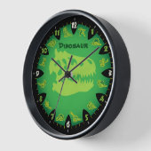 Monster Green Dinosaur Wall klok (Hoek)