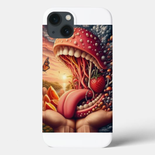 Monster Grote mond Case-Mate iPhone Case (Achterkant)