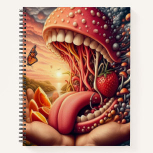 Monster Grote mond Notitieboek