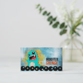Monster Grunge Visitekaartjes (Staand voorkant)