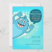Monster Hallo Uitnodiging (Voorkant)