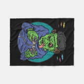 Monster Halloween Kostuum Gaming Video-game Contro Fleece Deken (Voorkant (Horizontaal))