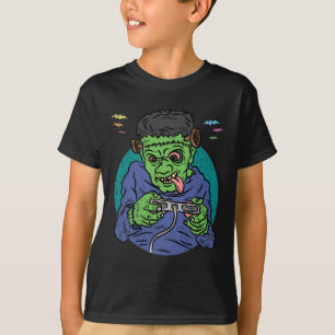 Monster Halloween Kostuum Gaming Video-game Contro T-shirt