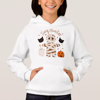Monster Halloween Mumie Kids Hoodie