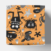  Monster Halloween op sinaasappel Bedankdoosjes (Bovenkant)