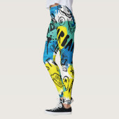 Monster Hand getrokken Kinder Patroon Leggings (Links)