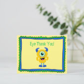 Monster Hartelijk Dank Briefkaart (Staand voorkant)