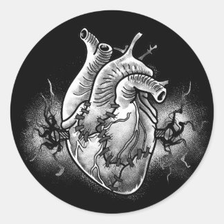 Monster Heart  Ronde Sticker