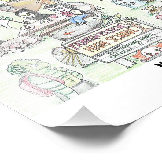 Monster High Foto Afdruk (Hoek)