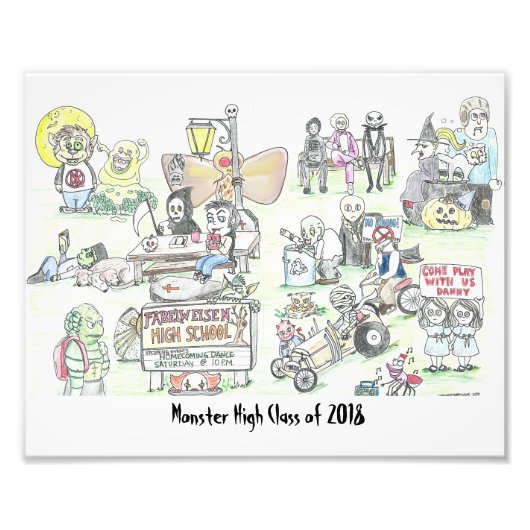 Monster High Foto Afdruk (Voorkant)