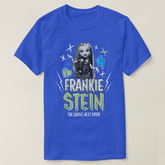 Monster High Frankie Stein de Ghoul Netdeur T-shirt (Design voorkant)