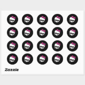 Monster High Graffiti Skull Ronde Sticker (Vel)