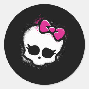 Monster High Graffiti Skull Ronde Sticker