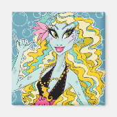 Monster High Lagoona Blue Zee Monster Magnet (Voorkant)