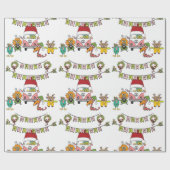 Monster Holiday Cheer Cadeaupapier (Vlak)