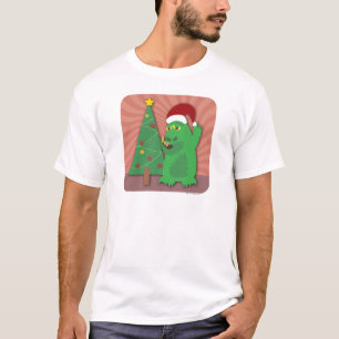 Monster Holiday Funny Creatures Kerstmotto T-shirt