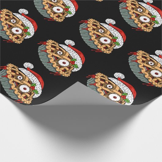 Monster Holiday Pie Cadeaupapier (Hoek)
