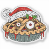 Monster Holiday Pie Sticker (Voorkant)