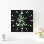 Monster horloge vierkante klok (Huis)