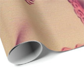  monster horror meisje cadeaupapier (Rol Hoek)