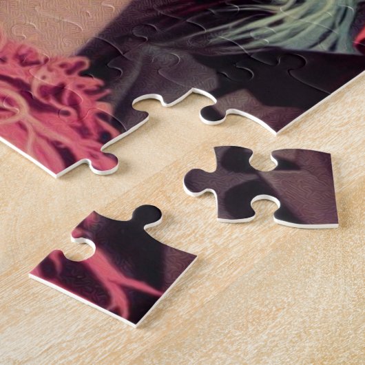 monster horror meisje legpuzzel (Zijkant)