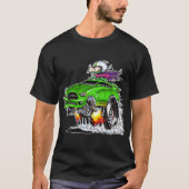 Monster Hot Racer (groen) T-shirt (Voorkant)
