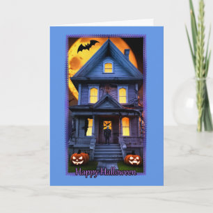 Monster House Halloween Kaart