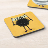 Monster Hug Cute Evil Character Bier Onderzetter (Linkerzijde)