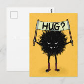 Monster Hug Funny Evil Character Briefkaart (Voorkant / Achterkant)