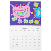 Monster Huisdieren Kalender (Jan 2027)