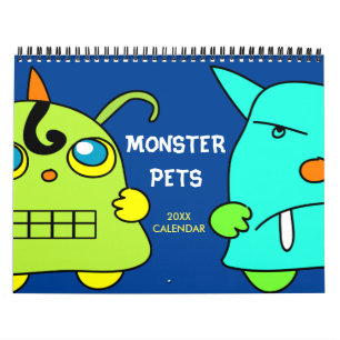 Monster Huisdieren Kalender
