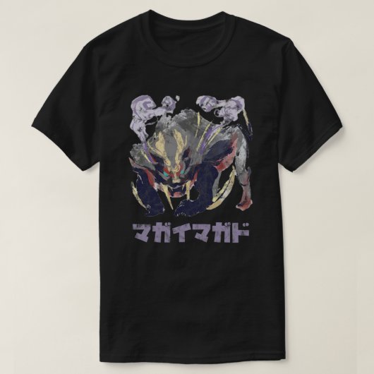 Monster Hunter Rise Magnamalo Kanji Icon T-shirt (Design voorkant)