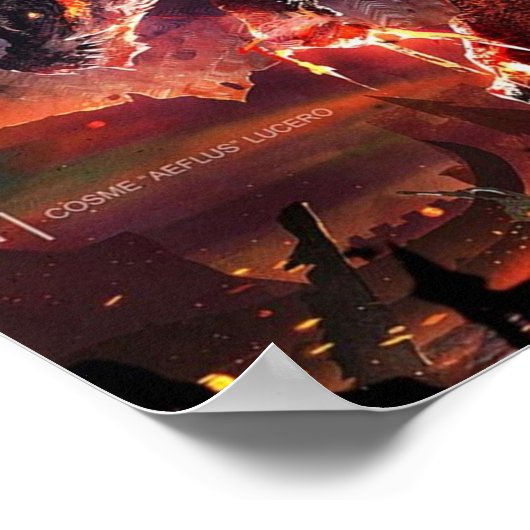 Monster Hunter World Fire Dragon Poster (Hoek)