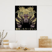 Monster Hunter World Iceborne Furious Rajang Kan Poster (Keuken)